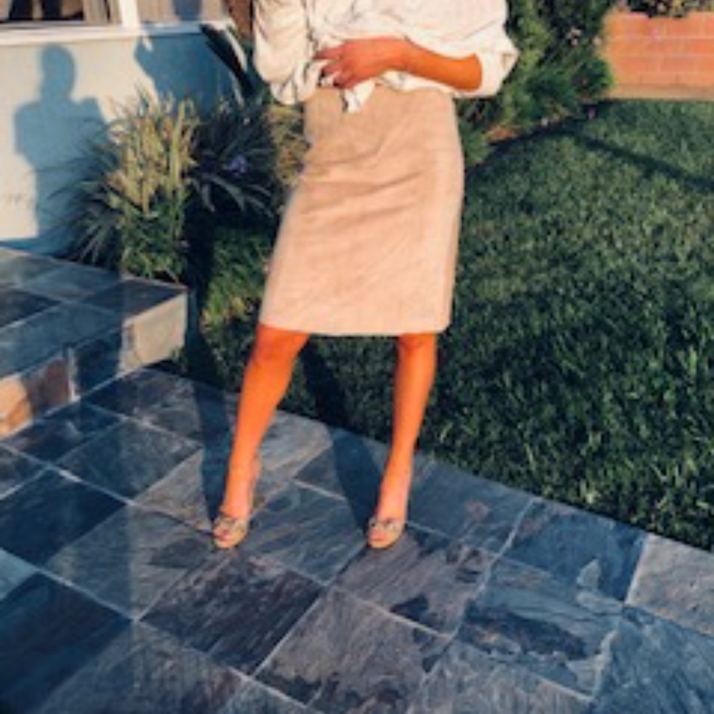 Suede Skirt